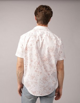 AE Poolside Printed Button-Up Shirt