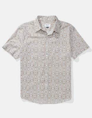 AE Poolside Printed Button-Up Shirt