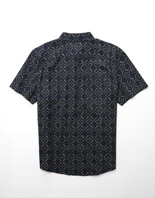 AE Poolside Printed Button-Up Shirt