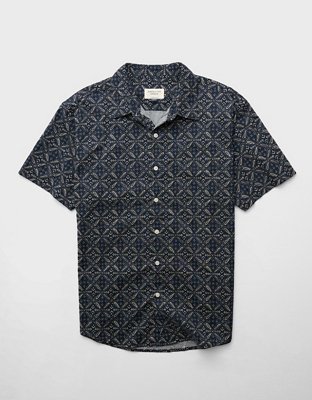 AE Poolside Printed Button-Up Shirt