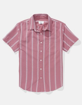 AE Poolside Striped Button-Up Shirt