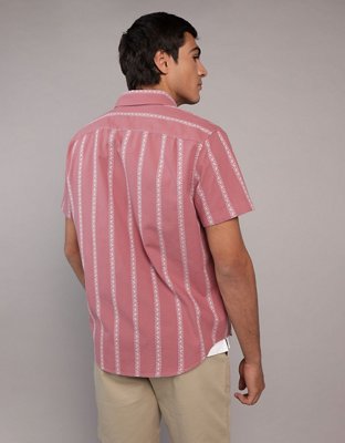 AE Poolside Striped Button-Up Shirt