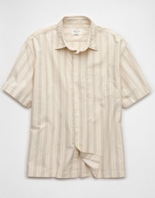 AE Poolside Striped Button-Up Shirt