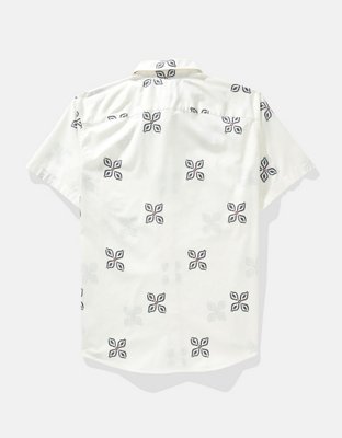 AE Poolside Printed Button-Up Shirt