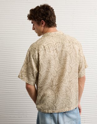 AE Camisa con Botones para la Piscina