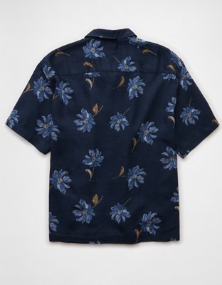 AE Poolside Floral Button-Up Shirt