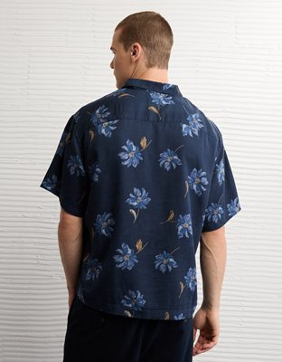 AE Poolside Floral Button-Up Shirt