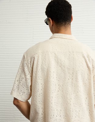 Chemise rayée boutonnée bord de la piscine AE