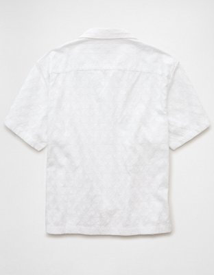 AE Poolside Textured Button-Up Shirt