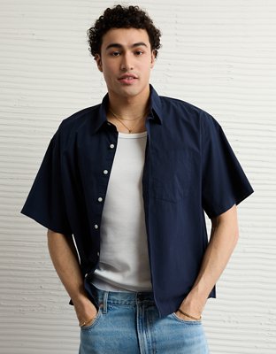 AE Poolside Poplin Button-Up Shirt