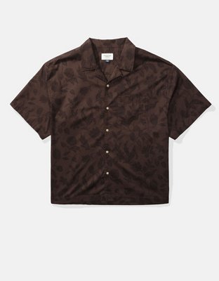 AE Everyday Camisa Relajada con Cuello Plano