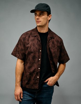 AE Everyday Relaxed Camp Collar Shirt
