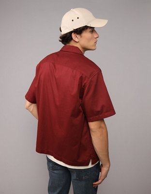 AE Everyday Relaxed Camp Collar Shirt