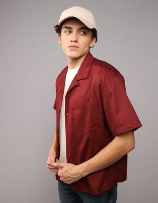 AE Everyday Relaxed Camp Collar Shirt