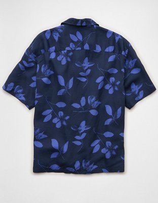 AE Relaxed Fit Short-Sleeve Camp Collar Shirt