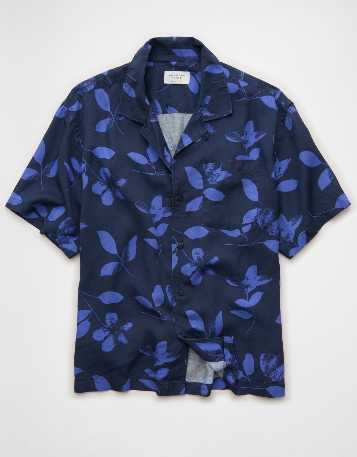 AE Relaxed Fit Short-Sleeve Camp Collar Shirt - image 3