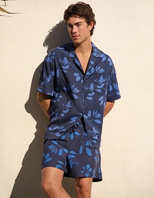 AE Relaxed Fit Short-Sleeve Camp Collar Shirt