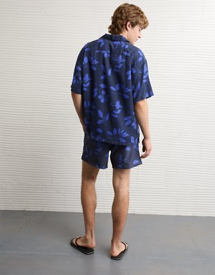 AE Relaxed Fit Short-Sleeve Camp Collar Shirt