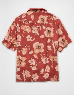 AE Relaxed Fit Short-Sleeve Camp Collar Shirt