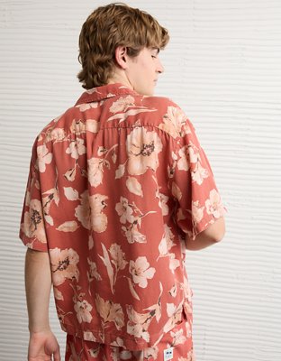 AE Relaxed Fit Short-Sleeve Camp Collar Shirt