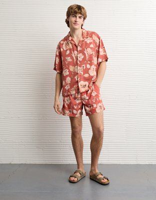 AE Relaxed Fit Short-Sleeve Camp Collar Shirt