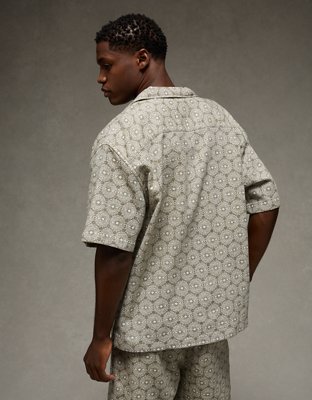 AE Relaxed Fit Short-Sleeve Camp Collar Shirt
