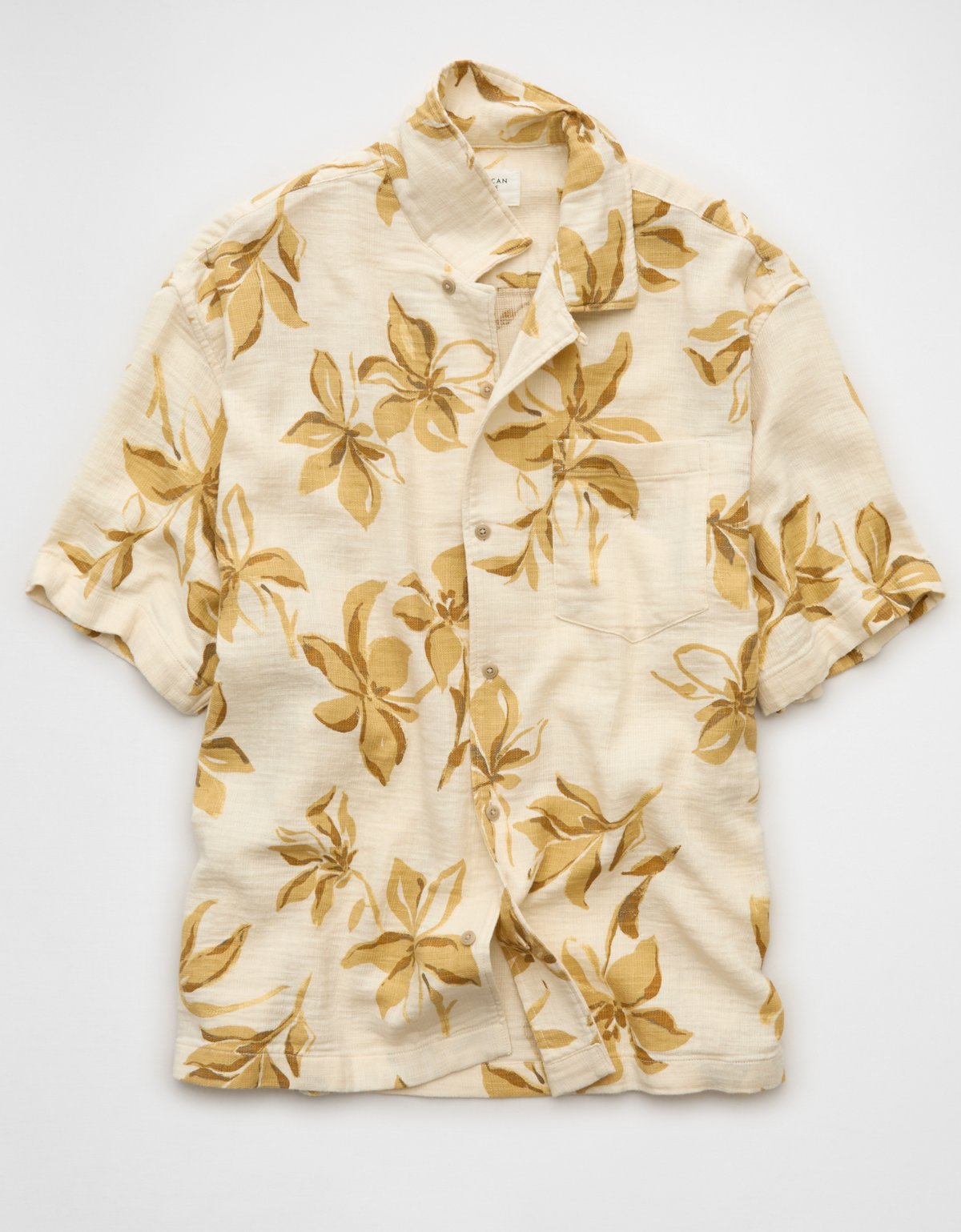 AE Relaxed Fit Short-Sleeve Camp Collar Shirt - image 3