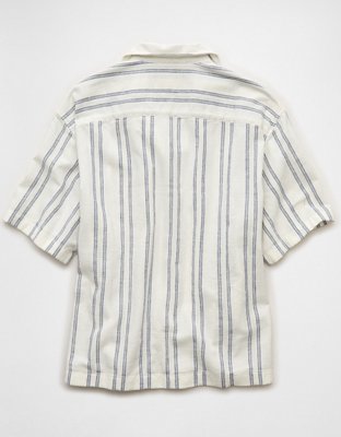 AE Relaxed Fit Short Sleeve Camp Collar Shirt