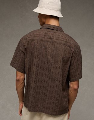 AE Relaxed Fit Short-Sleeve Camp Collar Shirt
