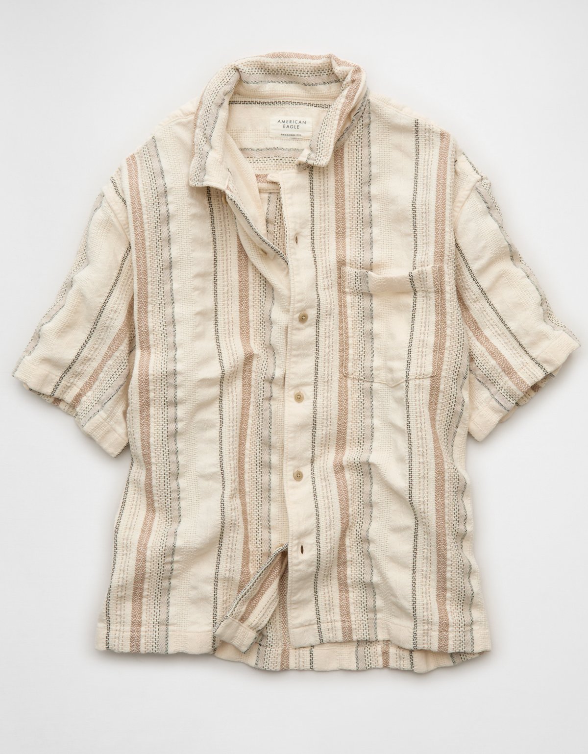 AE Relaxed Fit Short-Sleeve Camp Collar Shirt - image 3