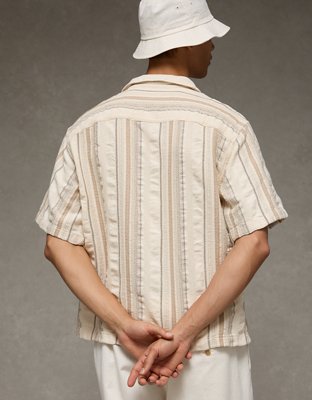 AE Relaxed Fit Short-Sleeve Camp Collar Shirt