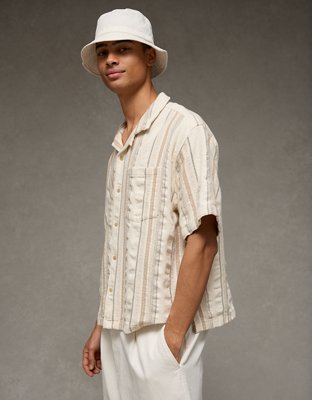 AE Relaxed Fit Short-Sleeve Camp Collar Shirt