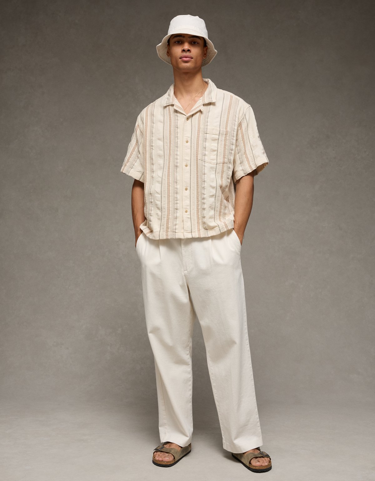 AE Relaxed Fit Short-Sleeve Camp Collar Shirt - image 5