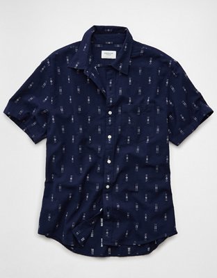 AE Short-Sleeve Button-Up Shirt