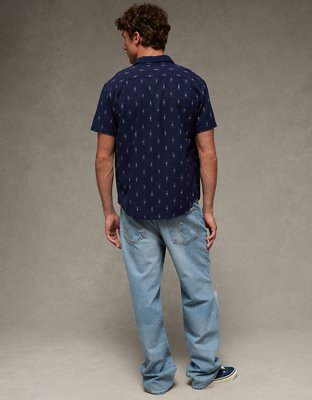 AE Short-Sleeve Button-Up Shirt