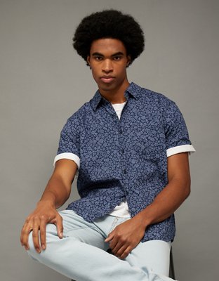 AE Camisa abotonada mangas cortas