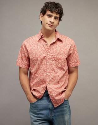 AE Camisa abotonada mangas cortas