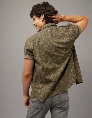 AE Short-Sleeve Button-Up Shirt