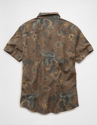 AE Short-Sleeve Button-Up Shirt