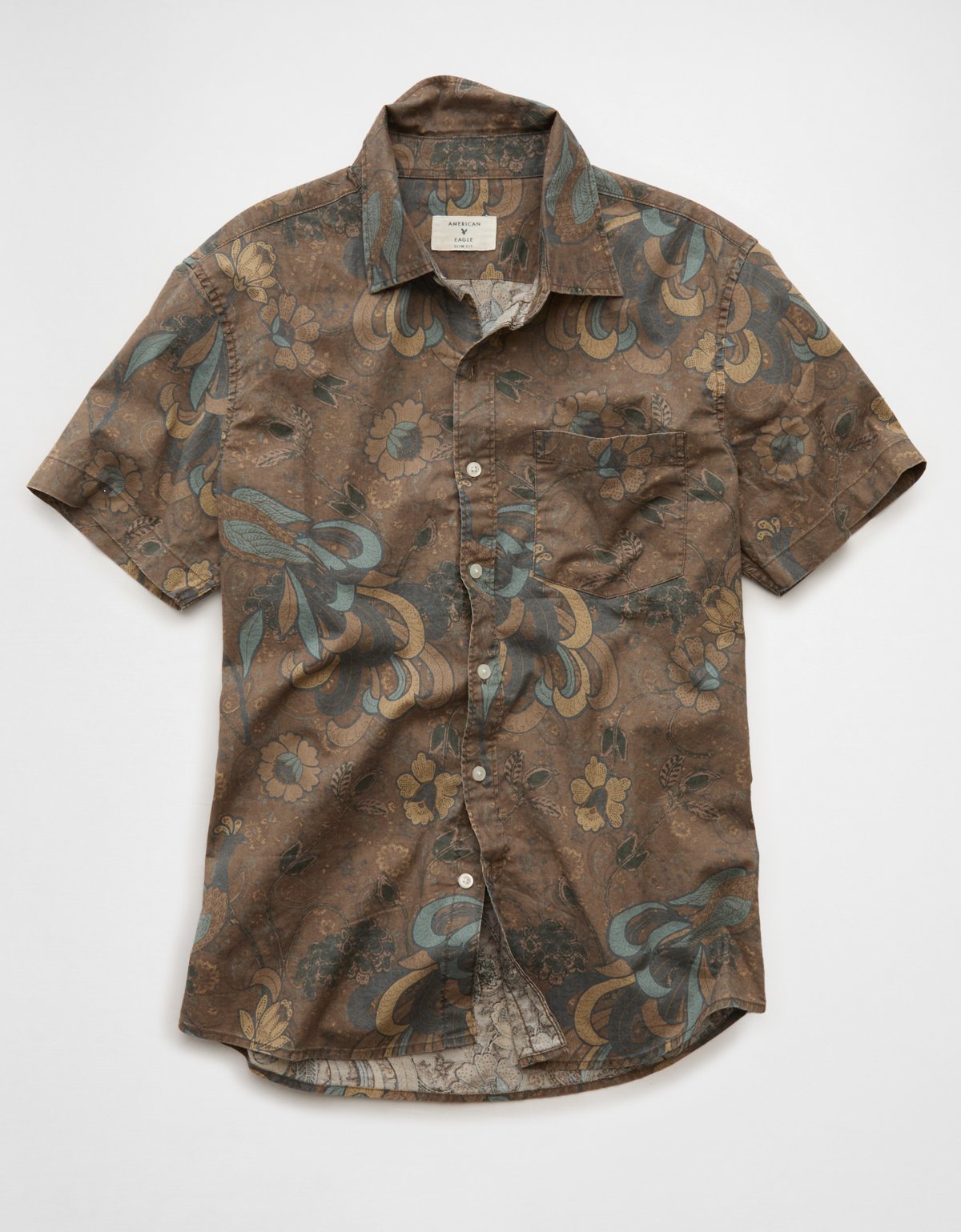 AE Short-Sleeve Button-Up Shirt - image 3