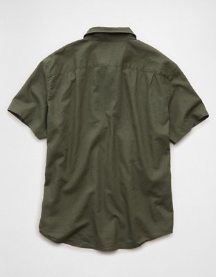 AE Short-Sleeve Button-Up Shirt