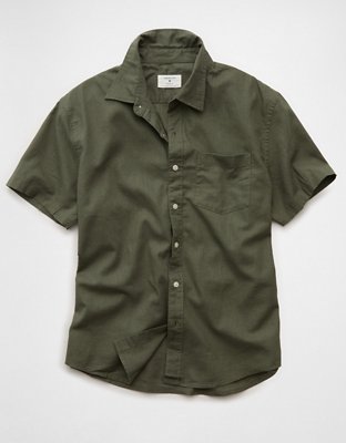 AE Short-Sleeve Button-Up Shirt