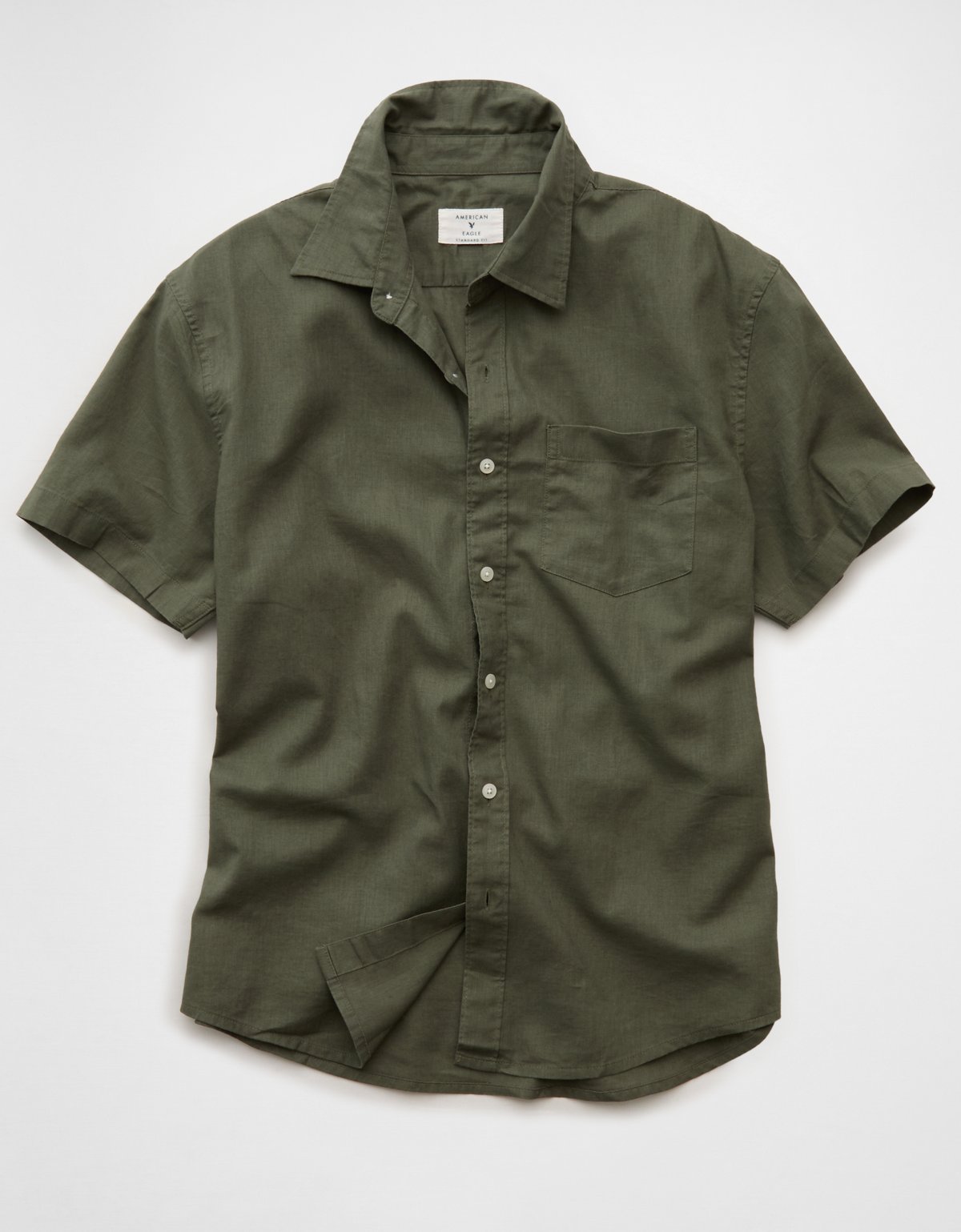 AE Short-Sleeve Button-Up Shirt - image 3