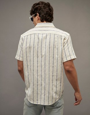 AE Short-Sleeve Button-Up Shirt