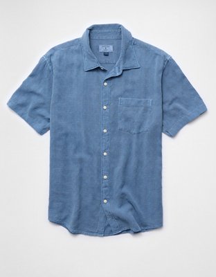 AE Short-Sleeve Button-Up Shirt