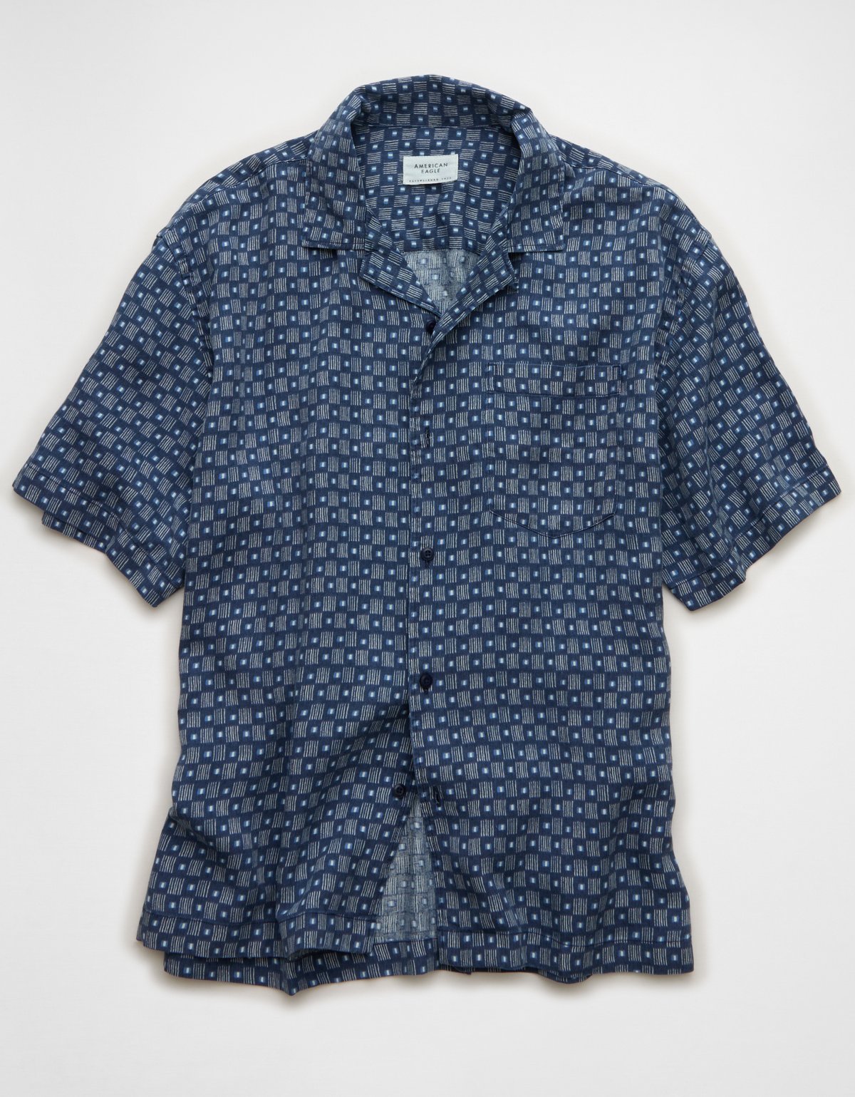 AE Relaxed Fit Camp Collar Button-Up Shirt - image 3