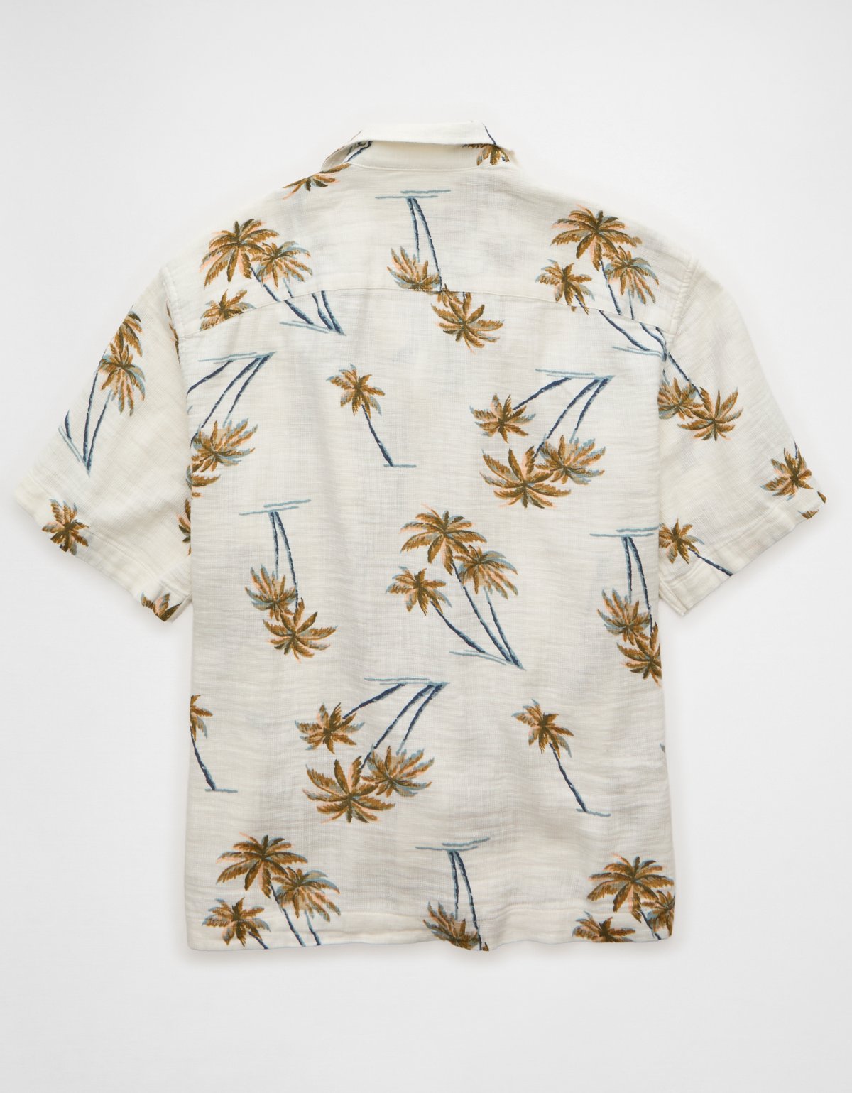 AE Relaxed Short-Sleeve Button-Up Shirt - image 2
