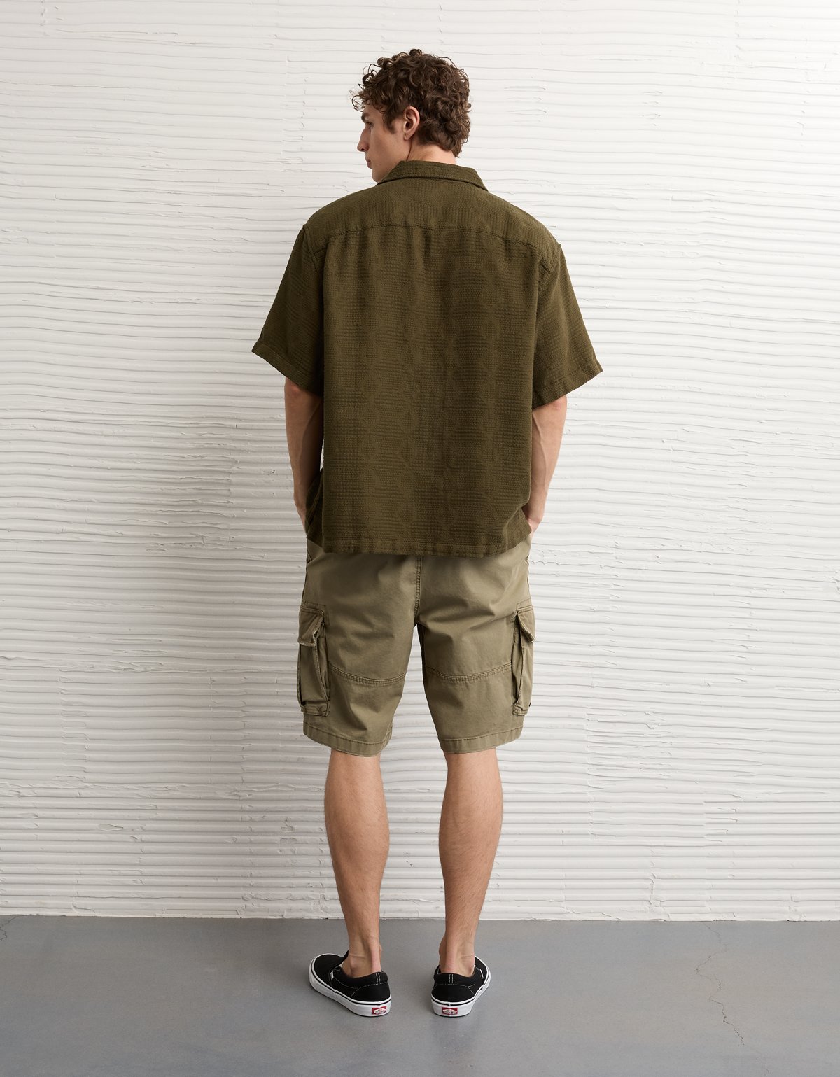 AE Relaxed Fit Camp Collar Button-Up Shirt - image 2