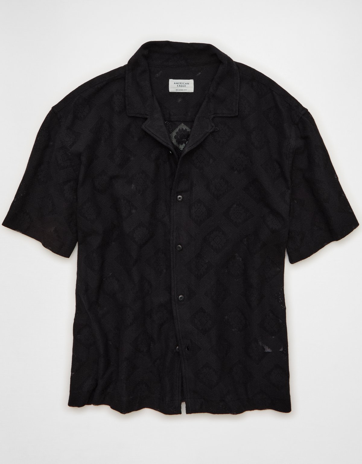 AE Relaxed Fit Camp Collar Button-Up Shirt - image 3