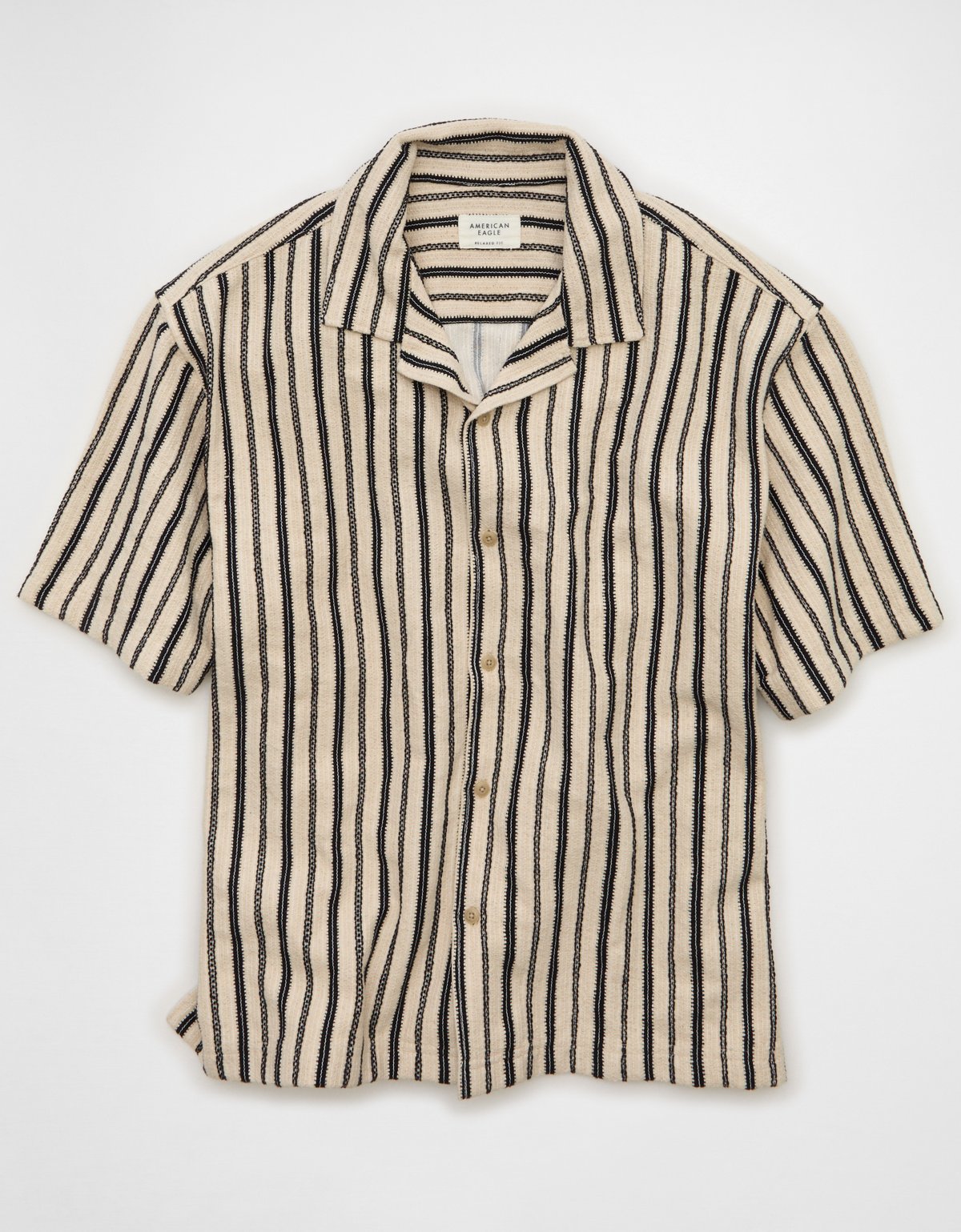 AE Relaxed Fit Camp Collar Button-Up Shirt - image 3